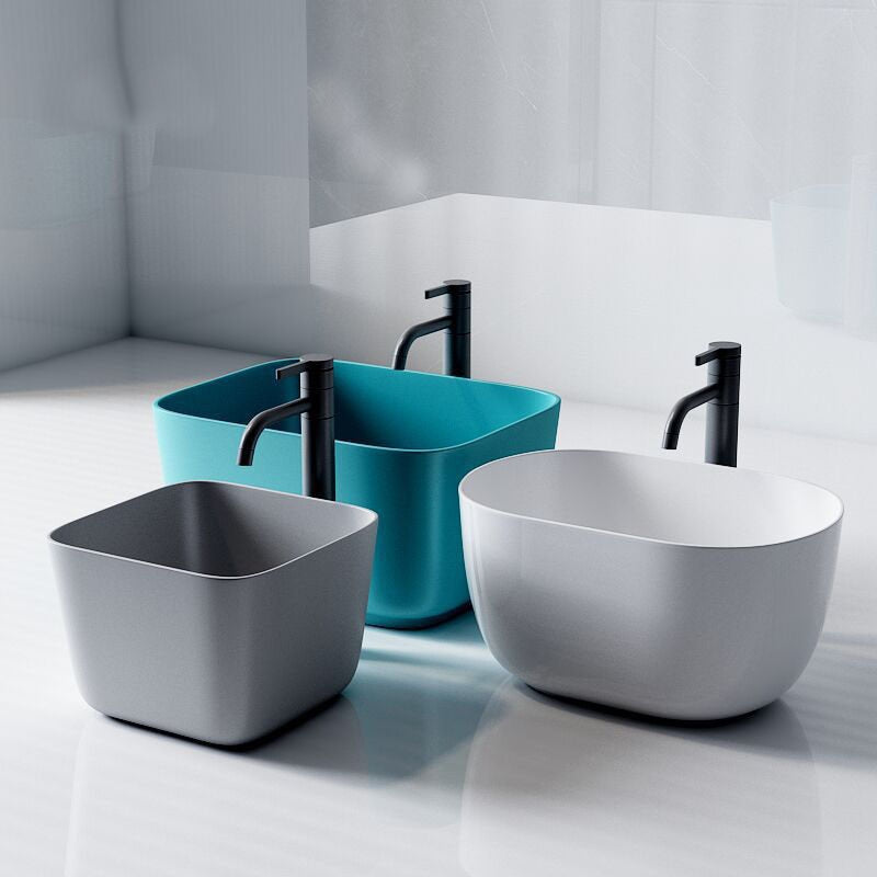 Color Tall Vessel Sinks