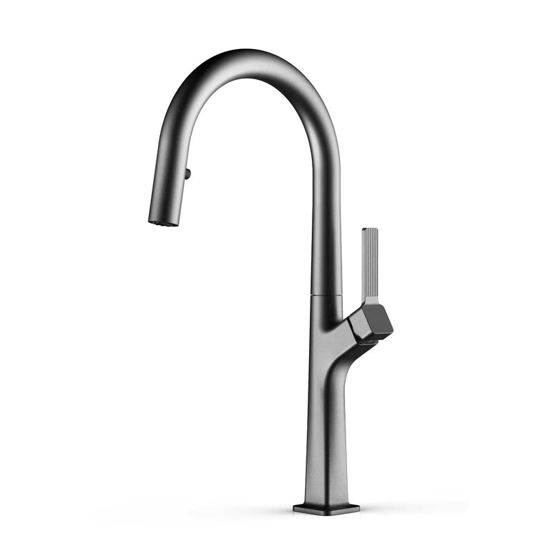 Cadillac- New 2024 Modern pull out dual sprayer kitchen faucet