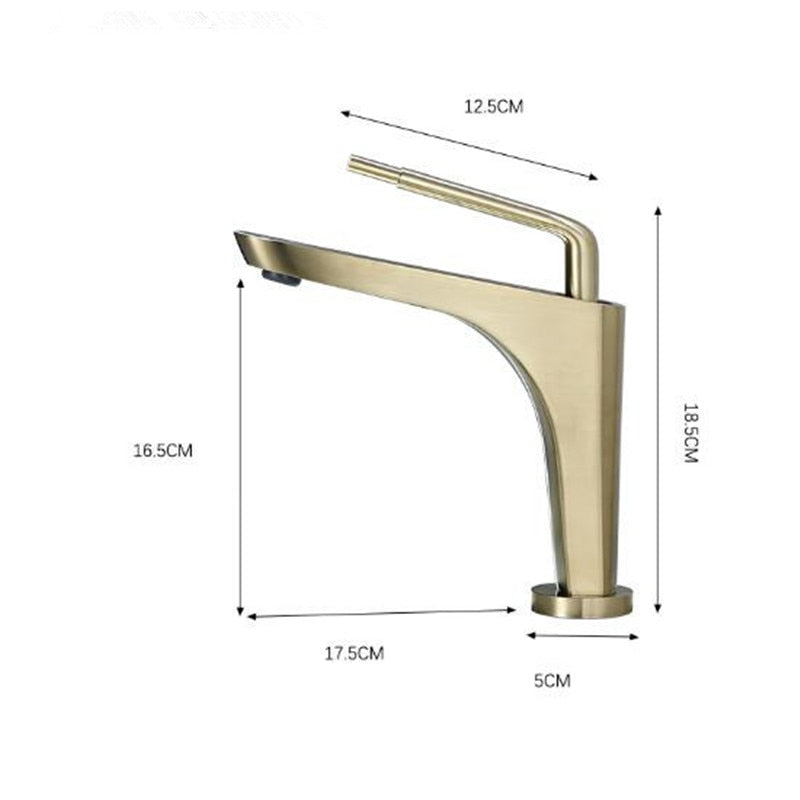 Nordic Design New Single Hole Bathroom Faucet