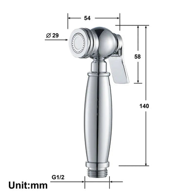 Hand held bidet sprayer