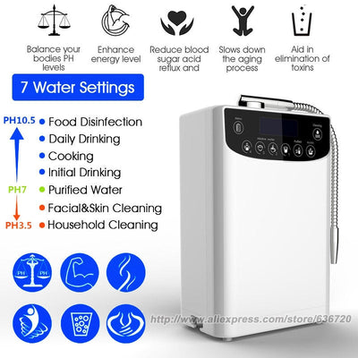 Water Ionizer Alkaline Machines and Water Purifier PH 3.5-10.5