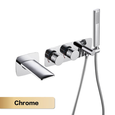 New Nordic design wall mounted bathtub filler faucet set