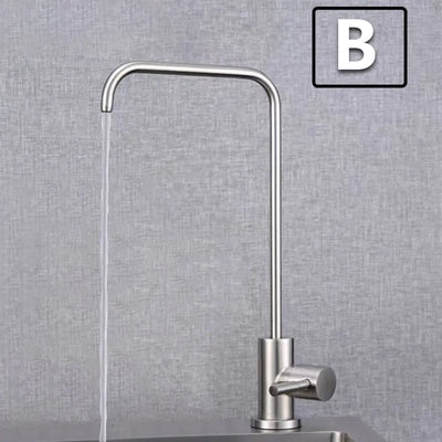 Brushed Nickel Reverse Osmosis Water Purifier Faucet Kitchen Filter Faucet