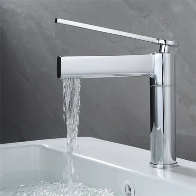 Audermar- Tall and short single hole bathroom faucet