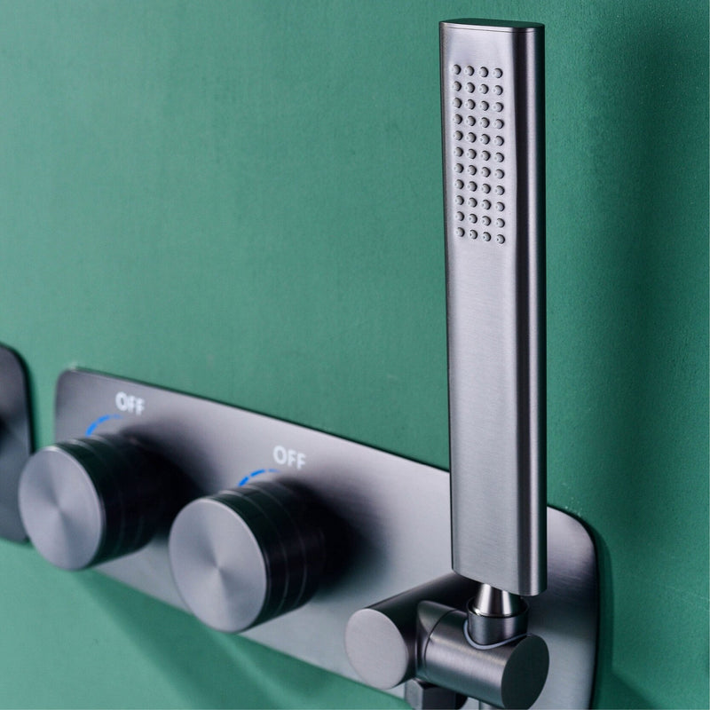 New Nordic design wall mounted bathtub filler faucet set