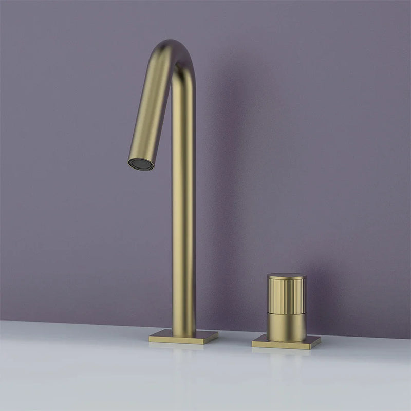 Ceruti- New modern Euro design 2 Hole bathroom faucet