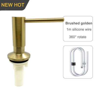 Brushed Gold Kitchen soap dispenser