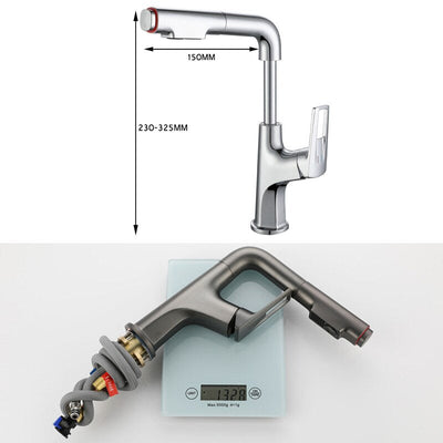 Dublin-Bar Kitchen dual pull out sprayer faucet