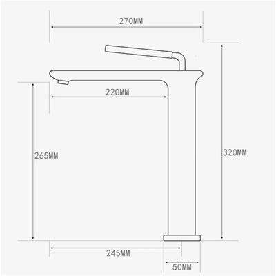 Brandy- 2024 new modern single hole bathroom faucet