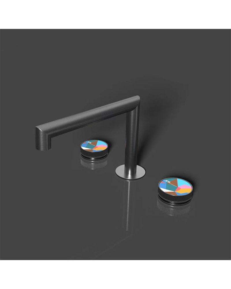 New Nordic design 2023  8" inch wide spread bathroom faucet