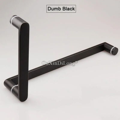 L square shape angle door and towel bar shower glass door 8mm to 12mm