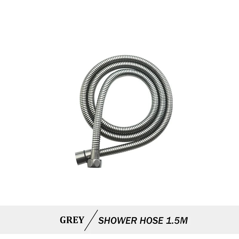 Hand Shower Rose Gold Chrome Matte Black Hand Held Shower Set with Holder and Hose Wall Mounted Hand Hold Shower Head