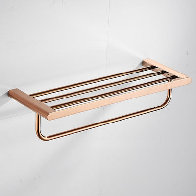 Rose gold modern bathroom accessories