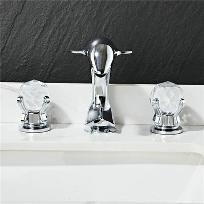 Dolphin 8" inch wides pread bathroom faucet