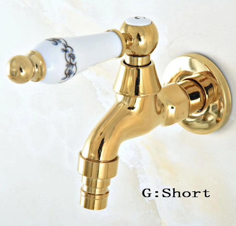 Victorian laundry wall mounted faucet