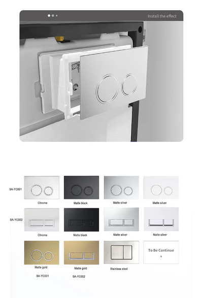 Sani Canada -CisternToilet In Wall Standard Tank & Carrier - 1.28 / 0.8 GPF ADA Compliant-2003