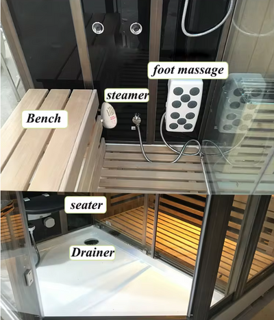 Multi Function Cabin Steam Sauna Room System 804