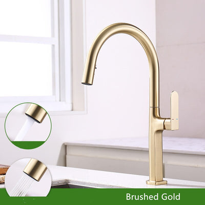 Aphrodite Kitchen Faucet Dual Spray Pull Out