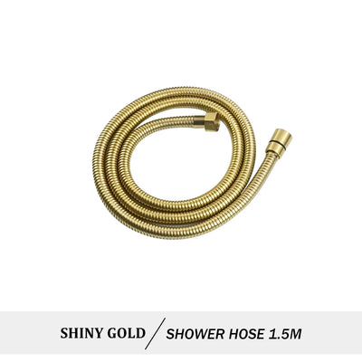 Hand Shower Rose Gold Chrome Matte Black Hand Held Shower Set with Holder and Hose Wall Mounted Hand Hold Shower Head