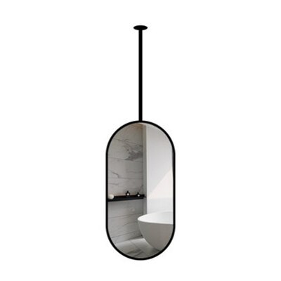 Oval ceiling mount bathroom mirror NO LED