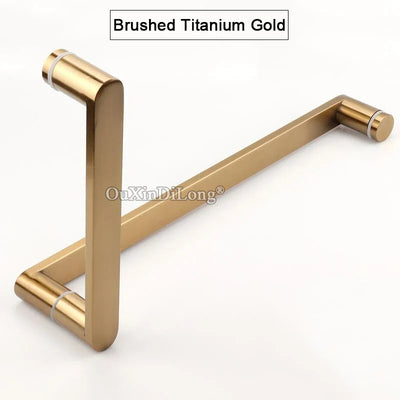 L square shape angle door and towel bar shower glass door 8mm to 12mm