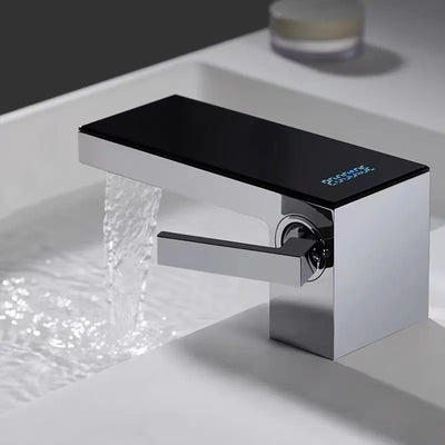 New techno-Single hole digital bathroom faucet