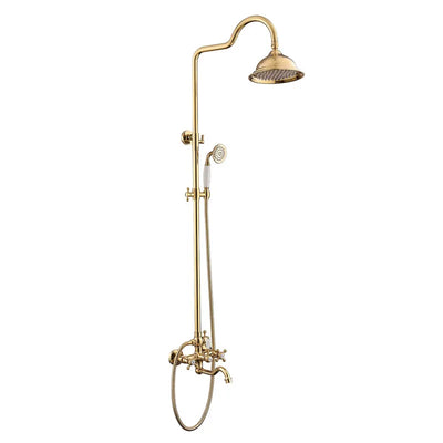 Elisabeth-Perrin Gold Exposed Victorian Shower System