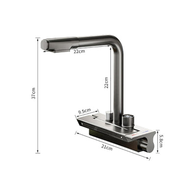 New 2023 Design Kitchen Faucet with Digital Temperature Control and Waterfall spray