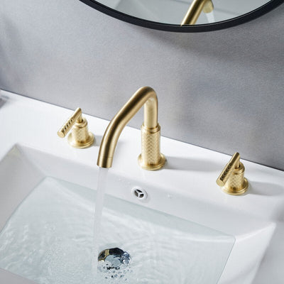 New Nordic design 2023 8" inch wide spread bathroom faucet