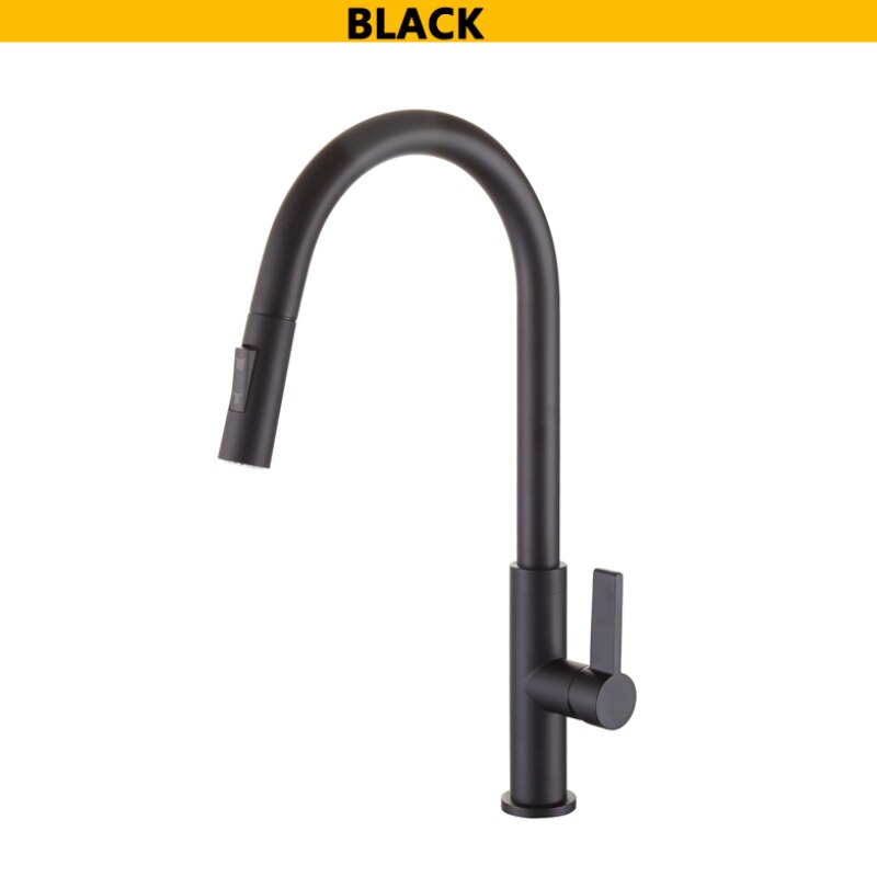 New modern design kitchen faucet dual spray pull out