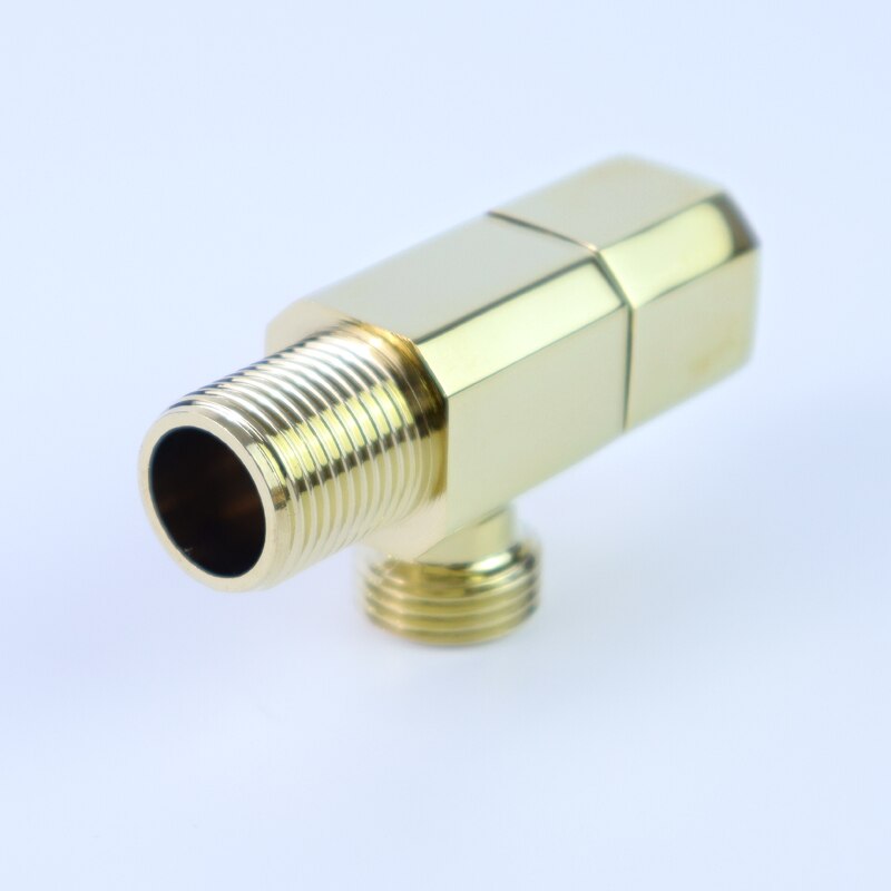 Wall Mounted Angle Water Supply Valve G 1/2 Black-Gold-Rose Gold-Brushed Gold-Grey Gun-White