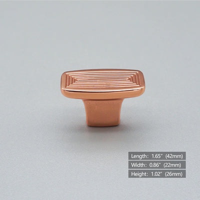 Copper satin Nordic design cabinet door handles and knobs