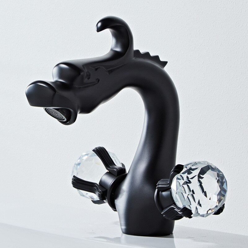 Dragon single hole Tall Vessel and short bathroom faucet