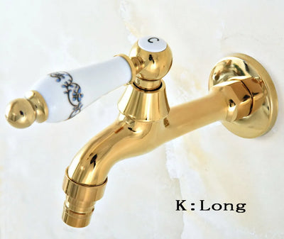 Victorian laundry wall mounted faucet