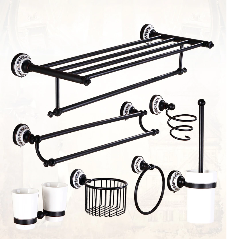 Oil rubbed bronze bathrooom accessories