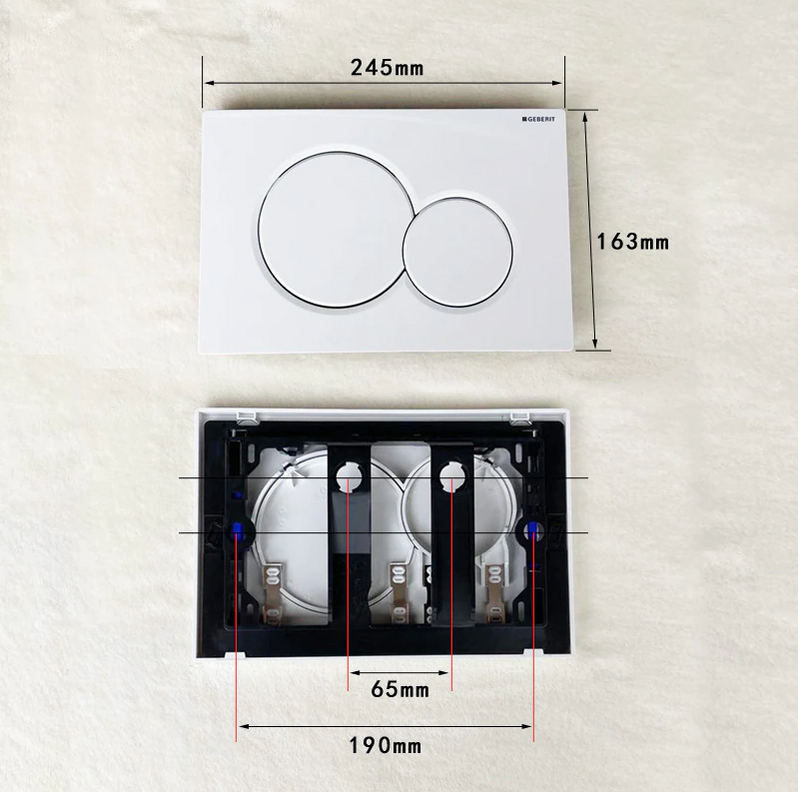 Gerebit Sigma Dual round Flush Actuator Buttom