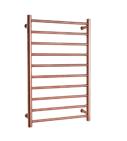 Rose gold polished electric towel warmer 43"x24" hardwired CSA