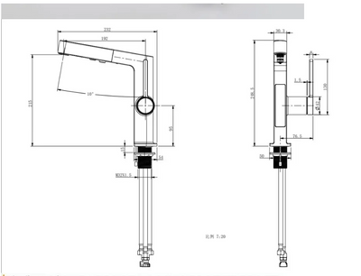 Decepticon-Bar digital display pull out kitchen faucet