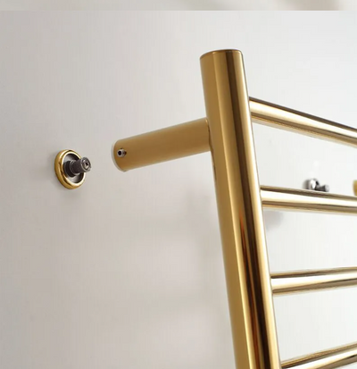 Gold Polished Brass Electric hardwired Towel Warmer CSA 43"x24"