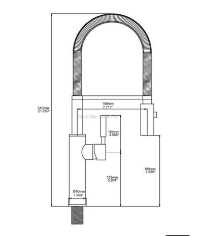 Modern Brushed Nickel kitchen faucet