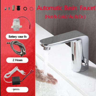 Chrome commercial cupc single hole sensor faucet