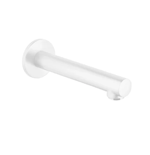 Matte White Commercial wall mounted sensor faucet