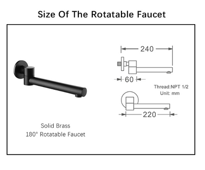 Chrome round CUPC thermostatic shower kit