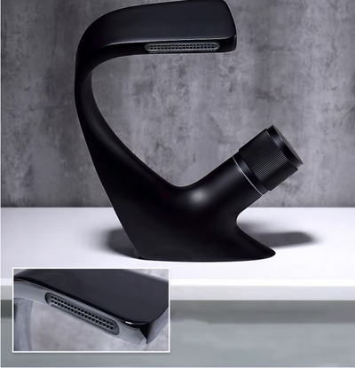 Niagara Waterfall Black single hole faucet