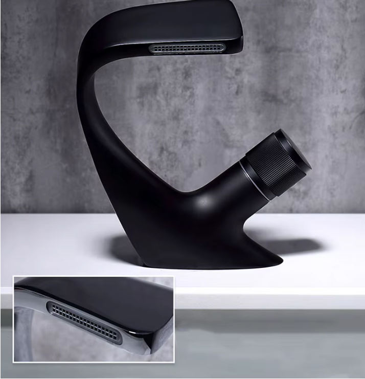 Niagara Waterfall Black single hole faucet