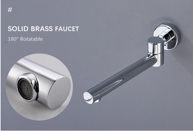 Chrome round CUPC thermostatic shower kit