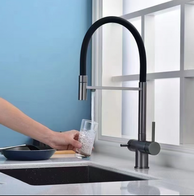 Santa Monica-2 Way Reverse Osmosis water filter and Pull Out Kitchen Faucet