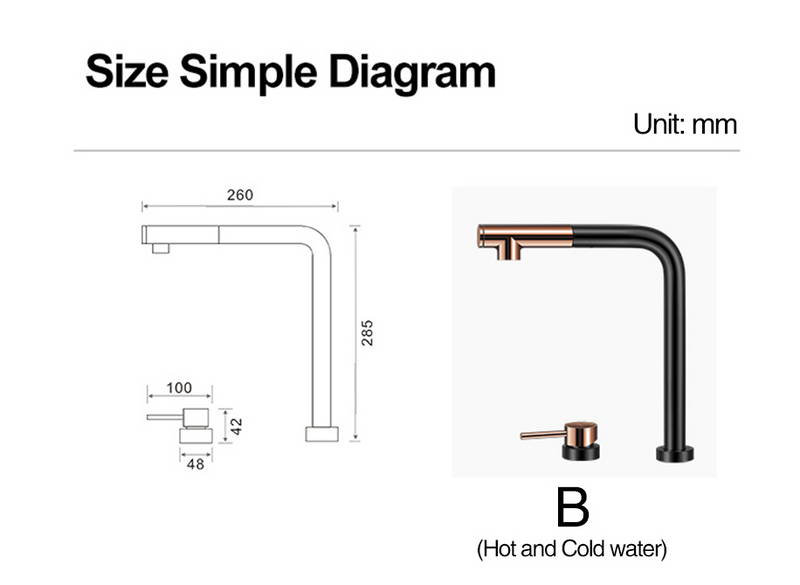 New Design 2024 Reverse Osmosis Pop Up Kitchen 2 way and Non 2 Way Pull Dual Spray Kitchen Faucet