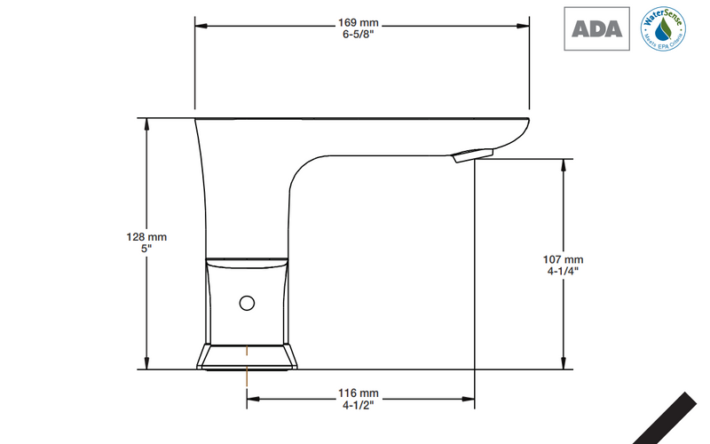 Copper satin 8" inch wide spread bathroom faucet