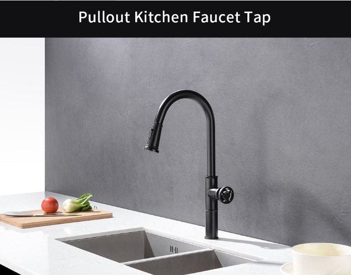 Black Matte Victorian Industrial Kitchen faucet